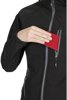 Trespass Dames bela ii waterbestendige softshell jas Zwart