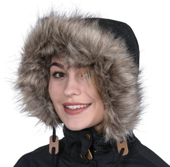 Trespass Dames clea waterbestendige gewatteerde jas Zwart - XL