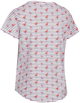 Trespass Dames/Dames Cara Flamingo Casual Top (Wit)
