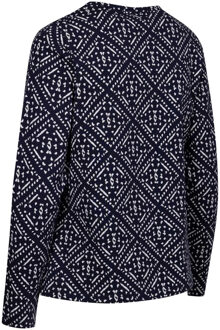 Trespass Dames/Dames Daniela Gedessineerde Top Met Lange Mouwen (Marine) Navy - 2XL