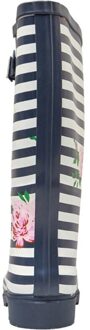 Trespass Dames/dames Elena gebloemde wellingtonlaarzen (Marine / Wit / Roze) Navy/blauw - EU 39/ UK 6