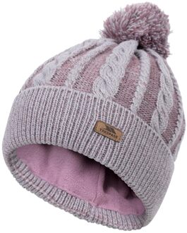 Trespass Dames/Dames Elle Leren Badge muts (Rozentoon) - One Size