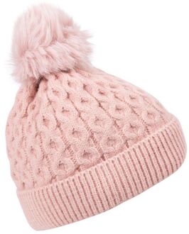 Trespass Dames/Dames Freja Pom Pom muts (Misty Rose) Rosé