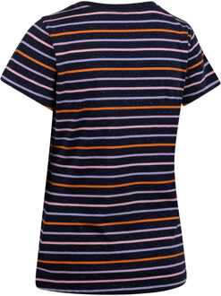 Trespass Dames/Dames Michaela Gestreept T-shirt (Marine/Multikleurig) - maat XS Navy/blauw