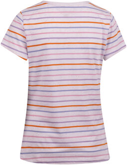 Trespass Dames/Dames Michaela Gestreept T-shirt (Wit/multikleurig)