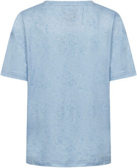 Trespass Dames/Dames Nicoletti DLX T-Shirt (Blauwe Haze-print) - maat S Lichtblauw