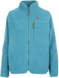 Trespass Dames/Dames Quake Leren Biezen Fleece Jas (Storm Blauw) - maat