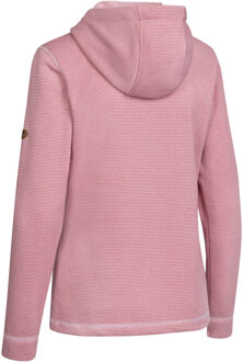 Trespass Dames/Dames Rootless Stripe Marl AT200 Fleecejack (Roze waas) - maat M Lichtroze