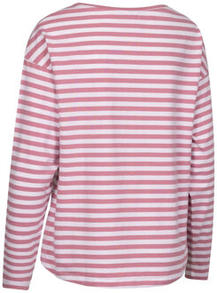 Trespass Dames/Dames Thelma Gestreepte Top (Roze waas) Lichtroze