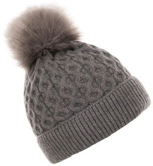 Trespass Dames freja pom pom muts Grijs - One size