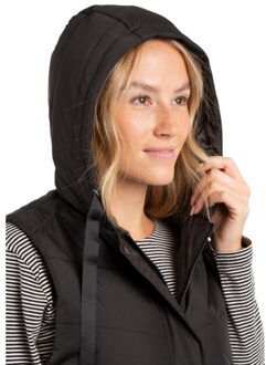 Trespass Dames juniper gewatteerd gilet - maat M Zwart