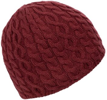 Trespass Dames Kendra Beanie Muts (Donkere kers) Rood - One Size