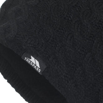 Trespass Dames Kendra Beanie Muts (Zwart)