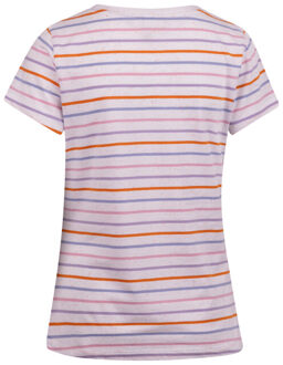 Trespass Dames michaela gestreept t-shirt - maat XL Wit