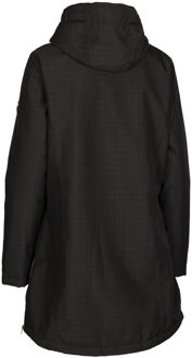 Trespass Dames neeska tp50 waterdichte jas Zwart