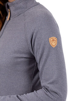 Trespass Dames olga leder fleece top - maat S Blauw