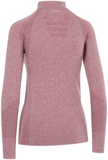 Trespass Dames pelina half zip active top met lange mouwen Roze - XS