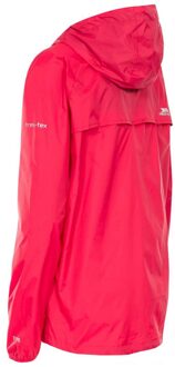 Trespass Dames qikpac waterdichte en opbergbare shell jas Roze - 2XL