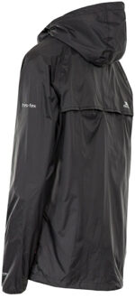 Trespass Dames qikpac waterdichte en opbergbare shell jas Zwart - XS