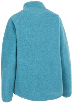 Trespass Dames quake leren biezen fleece jas Blauw - XS