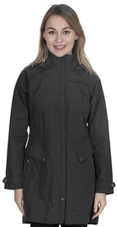 Trespass Dames rainy day waterproof jas - maat S Zwart