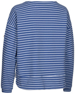 Trespass Dames soothing gestreept marl top Blauw