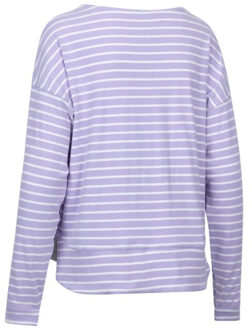 Trespass Dames soothing gestreept marl top Paars - XS