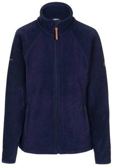 Trespass Dames Trouper Leren Trimm Volledige Ritssluiting Fleece Jack (Marineblauw) - maat EU 38 / UK 10 Navy