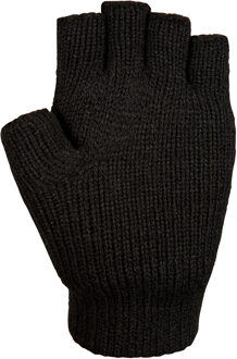 Trespass Dita gebreide vingerloze handschoenen voor volwassenen (Zwart) - S/M