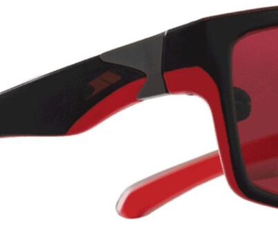 Trespass Drop Zonnebril (Zwart/Rood)