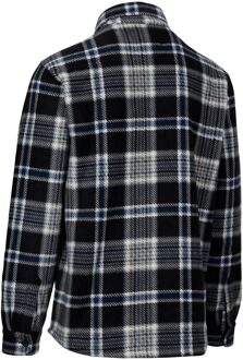 Trespass Geruit Microfleece Overhemd Heren Checkley (Zwart)