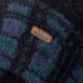 Trespass Heren Atlas Tartan Omkeerbare muts (Zwart) - One Size