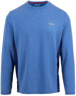 Trespass Heren charlie t-shirt met lange mouwen - maat M Blauw