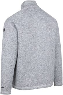 Trespass Heren corsham marl half zip fleece top - maat S Grijs