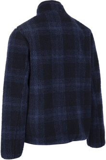 Trespass Heren epperstone at400 geruite fleece Navy