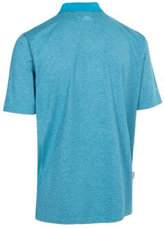 Trespass Heren Gedding Poloshirt (Vijverblauw gemêleerd) - maat S