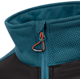 Trespass Heren hanlonton fleece at200 hybride jas - maat L Blauw