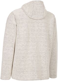 Trespass Heren Hoodie Scawton met rits (Off White Marl) Gebroken wit