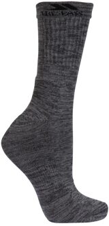 Trespass Heren Jackbarrow Trekking Sokken (Pakket van 3) (Koolstofmelange/steenmelange/zwart) Grijs
