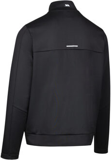 Trespass Heren Jay Quarter Zip Top met lange mouwen (Zwart) - XS