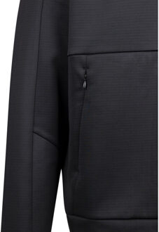 Trespass Heren jay quarter zip top met lange mouwen Zwart