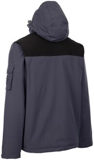 Trespass Heren jenkins dlx gewatteerd jack Donkergrijs