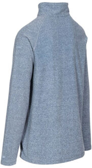 Trespass Heren keynote anti pluis 1/4 rits fleece vest Blauw - M