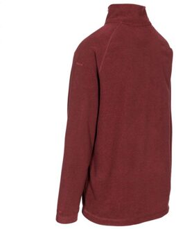 Trespass Heren Keynote Anti Pluis 1/4 Rits Fleece Vest (Bordeaux Rood) Wijnrood - 2XL