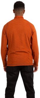 Trespass Heren Keynote Anti Pluis 1/4 Rits Fleece Vest (Gebrande sinaasappel) - maat M Oranje