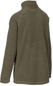 Trespass Heren keynote anti pluis 1/4 rits fleece vest - maat L Bruin