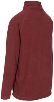 Trespass Heren keynote anti pluis 1/4 rits fleece vest - maat S Rood