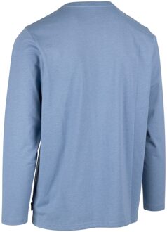 Trespass Heren Kulam Bedrukt T-shirt met lange mouwen (Denim Blue Marl) Blauw