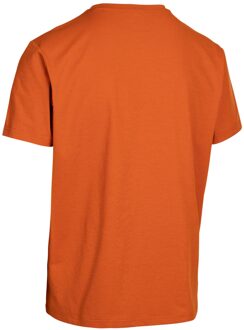 Trespass Heren Nellow Biker T-Shirt (Verbrande oranje mergel)