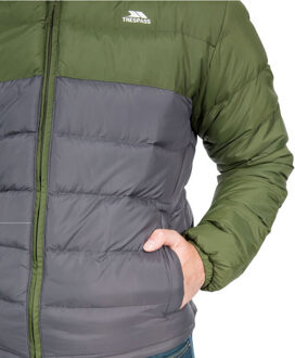 Trespass Heren oskar gewatteerde jas - maat M Groen